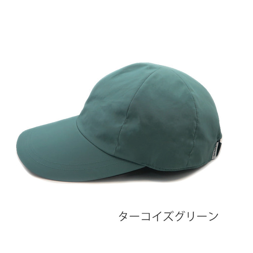 日除け効果の高い長く幅広ツバのキャップ ～タイプライターの