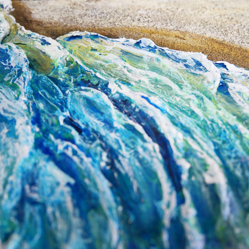 浄土ケ浜 油彩画・油絵