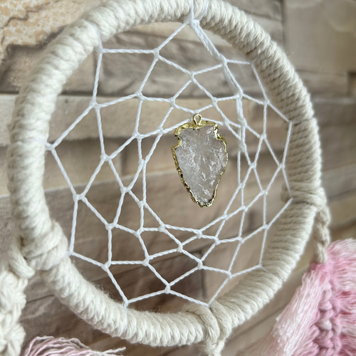 ドリームキャッチャーB(ピンク) サンキャッチャー ミ・アンジュ 通販