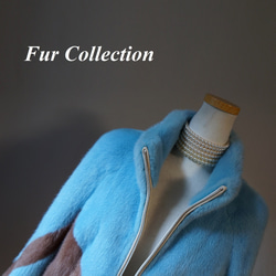 エレガントさとスポーティさを併せもつ☆贅沢なミンクジャケット新品リアルファーコート　柔らかな本物毛皮コート　爽やかな印象 2枚目の画像