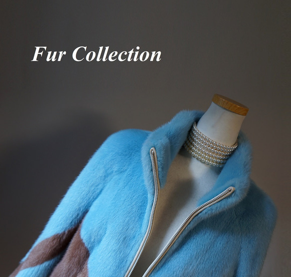 エレガントさとスポーティさを併せもつ☆贅沢なミンクジャケット新品リアルファーコート　柔らかな本物毛皮コート　爽やかな印象 2枚目の画像
