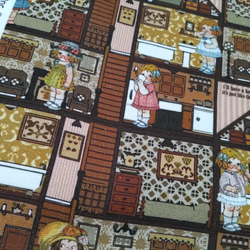 カントリー☆ラガディアン＆アンディ（総柄） 生地 Atelier⭐︎乙女