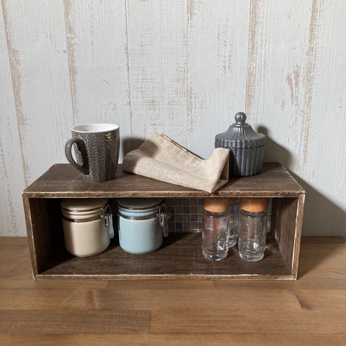 レトロ　アンティーク　2段ひな壇　ラック【貴重】 it751_007.jpg