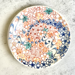 清水焼 手描き豆皿 A 9cm 小皿 見谷若葉 通販 17265127｜Creema(クリーマ)