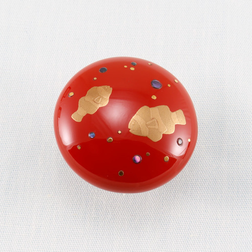 伝統工芸品漆器魚