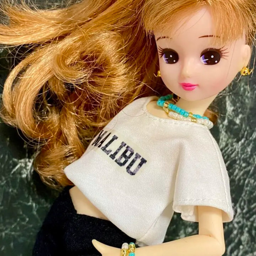 (おまとめ)【1004】⚠訳あり⚠リカちゃん アクセサリー 340リカちゃん 5種の2連ネックレスアクセサリーセット0224