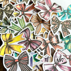 送料無料【S426コラージュ素材】海外PETステッカー 女子 人物 マステ