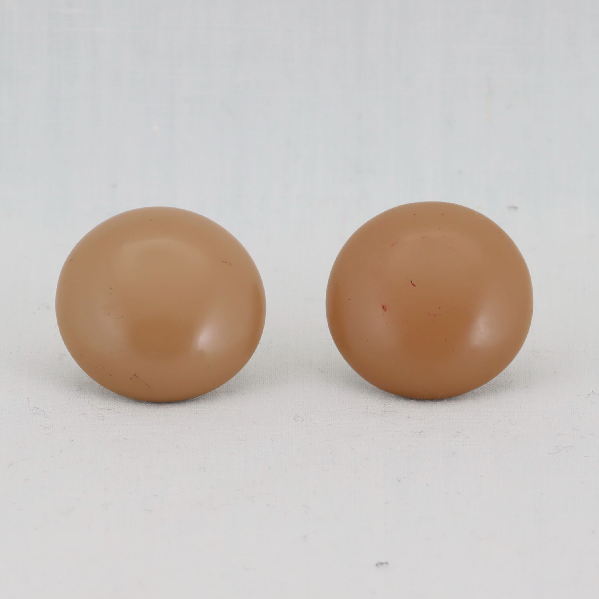 伝統工芸　輪島塗　ピアス「白塗」　【99】