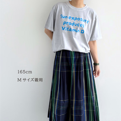 ビタミン ロゴTシャツ（ヴィンテージクールグレー） 6枚目の画像