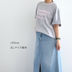 ビタミン ロゴTシャツ（ヴィンテージクールグレー） 4枚目の画像