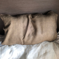 国産ヘンプ枕カバー　紐タイプ　ヘンプ100% 安眠　熟睡　電磁波ガード　睡眠　カバー 3枚目の画像