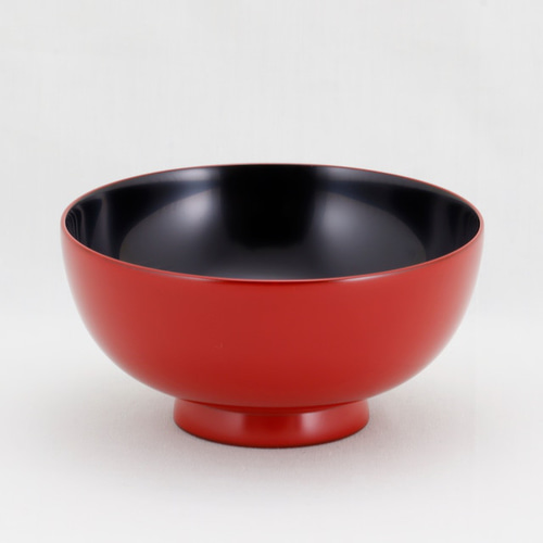 伝統工芸 輪島塗 汁椀「朱内黒塗」 【400-2】 お椀・ボウル・鉢 伝統