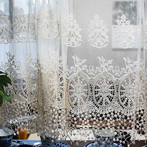 カフェカーテン☆シルクロードに想いを馳せて、窓辺に漂う異国気分