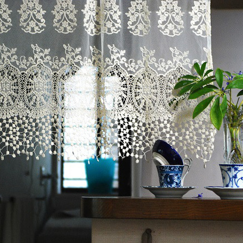 カフェカーテン☆シルクロードに想いを馳せて、窓辺に漂う異国気分