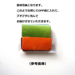 【レザーパーツ】角丸・長方形・１０枚セット（７㎝✕３㎝）牛革・濃藍（こあい）色　～定形外郵便（送料無料）～ 4枚目の画像