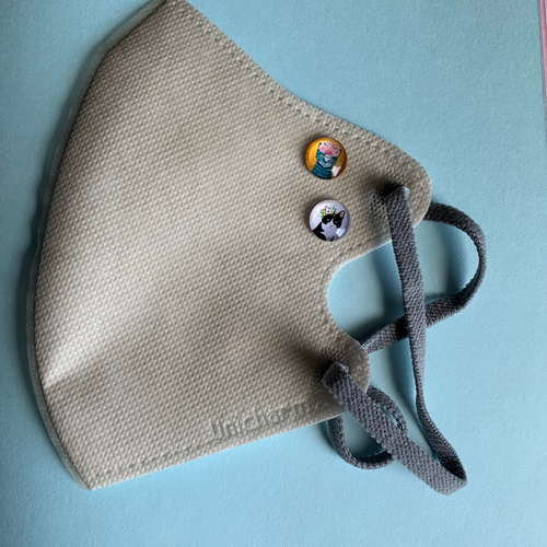 ねこちゃん☆パッチンピン二個セット☆ ねこちゃん☆パッチンピン二個セット☆