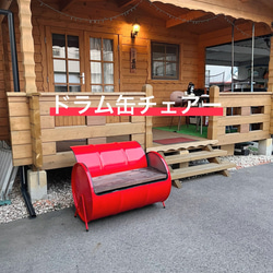 本格アイアンウッドのドラム缶チェア ⭐︎本格アイアンウッドのドラム缶チェア⭐︎ ヴィンテージドラム缶