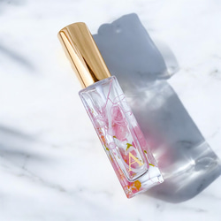 イニシャル入り 10ミリアトマイザー 胡蝶蘭 ピンク色 大人 香水