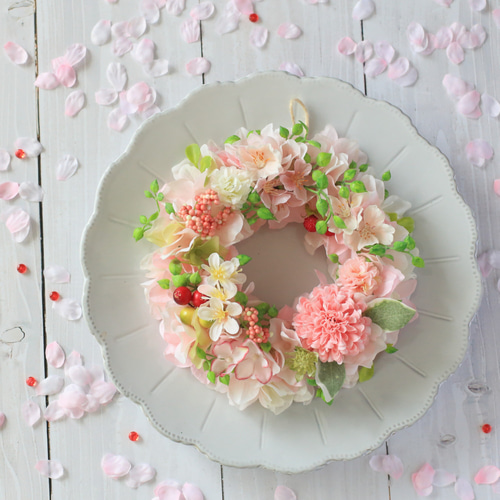お早めに！しめ縄リース※パステルカラー※ お早めに！しめ縄リース※パステルカラー※