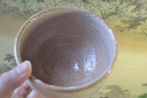 【新着！】◆楽茶碗　枇杷色　★萩焼 10枚目の画像