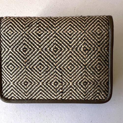 ミニ財布 シルク ざざんざ織 伝統工芸品 静岡 黒菱 その他ミニ財布