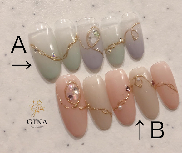 ネイルチップ/ミラーネイル/グラデーション/ ネイルチップ（つけ爪