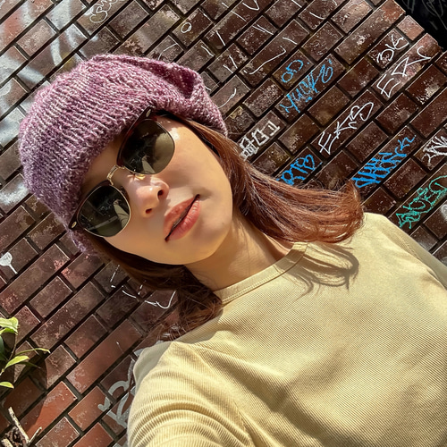 ニットフライトキャップ ニット帽・ビーニー mw knitting 通販