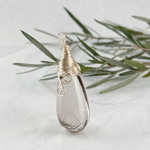 ガウリシャンカール産 ヒマラヤ水晶 ライトスモーキークォーツ 原石