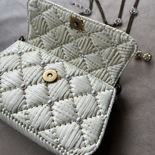 完売品】AMERI PEARL FLAP BAG すごかっ