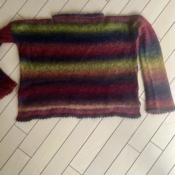 まっすぐ直線セーター 2枚目の画像