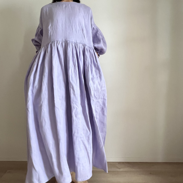 バルーンスリーブ リネンワンピース 【公式通販】