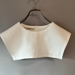 セーラーカラーの付け襟(リネン・ホワイト) 9枚目の画像