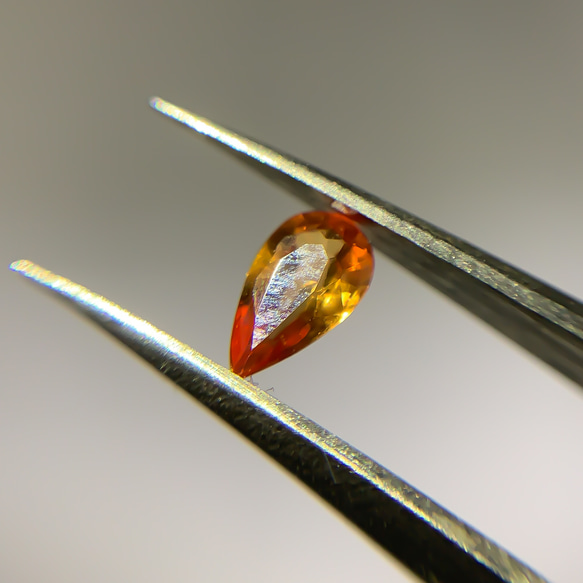 【ルース】オレンジサファイア　0.22ct 2枚目の画像