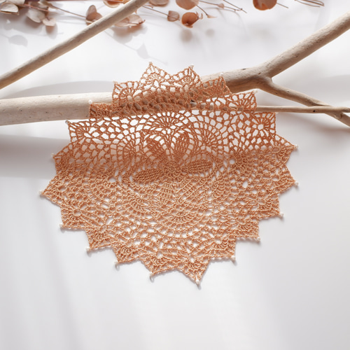 アンティーク ノルマンディーレースドイリー ブリュッセル