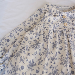 《夢見るネグリジェ・ワンピースパジャマ》 ダブルガーゼ　トワルドジュイ 2枚目の画像