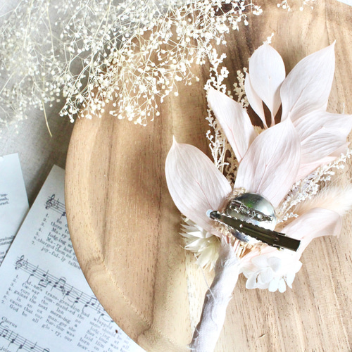 natural corsageドライフラワーコサージュ入学式卒業式