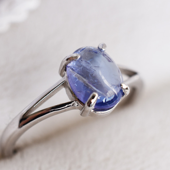 【タンザナイトからの贈り物♥上品アームの可愛いリング！】タンザナイト 指輪 タンザナイトからの贈り物♥上品アームの可愛いリング！】タンザナイト