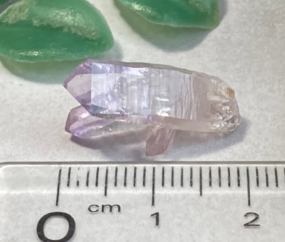 親子水晶✨　レインボー　ベラクルス アメジスト　ラフストーン　原石 6枚目の画像