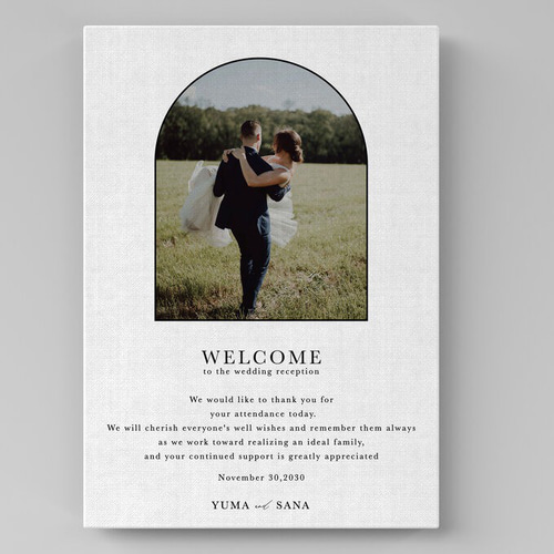 即納可 アーチ 無料高画質化 ｜データも無料 ウェルカムボード 写真