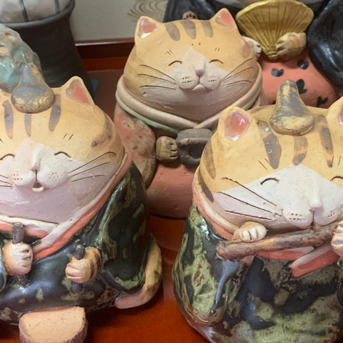 山田知代子 猫雛揃い 6号【送料込み】 ひな人形・雛飾り ほたる子 通販