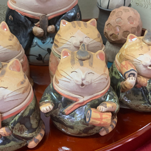 山田知代子 猫雛揃い 6号【送料込み】 ひな人形・雛飾り ほたる子 通販