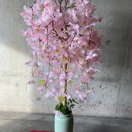 光触媒 人工観葉植物 ウォールグリーン フェイクグリーン 桜さくら@g
