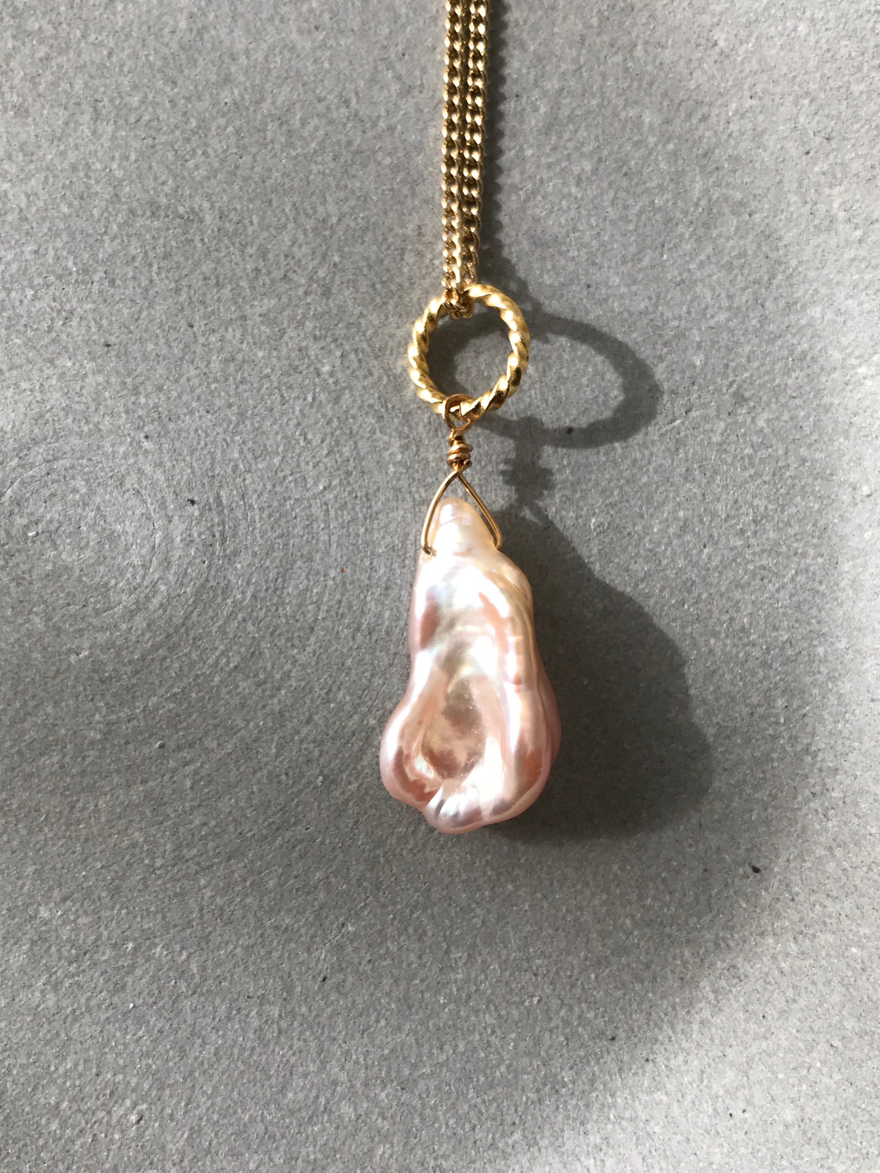 花びらのような美しい淡水パール♚ペンダントトップ