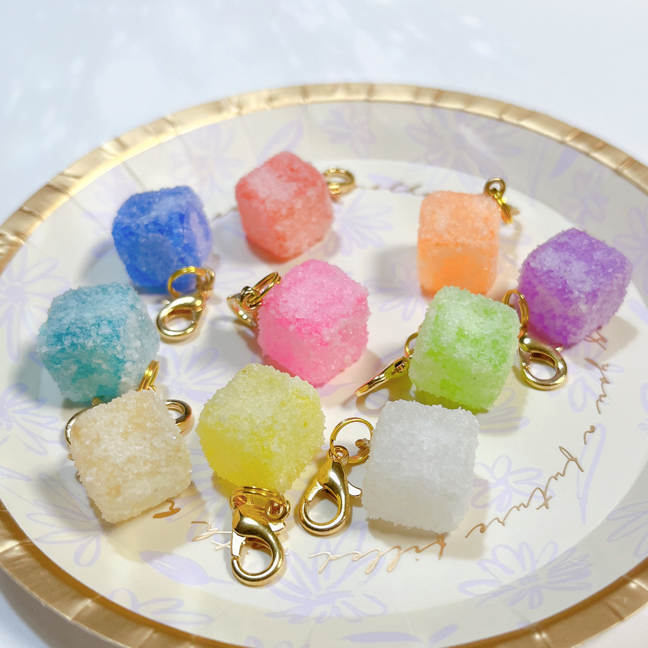 受注生産カラフル角砂糖チャーム キーホルダー MARCH 通販