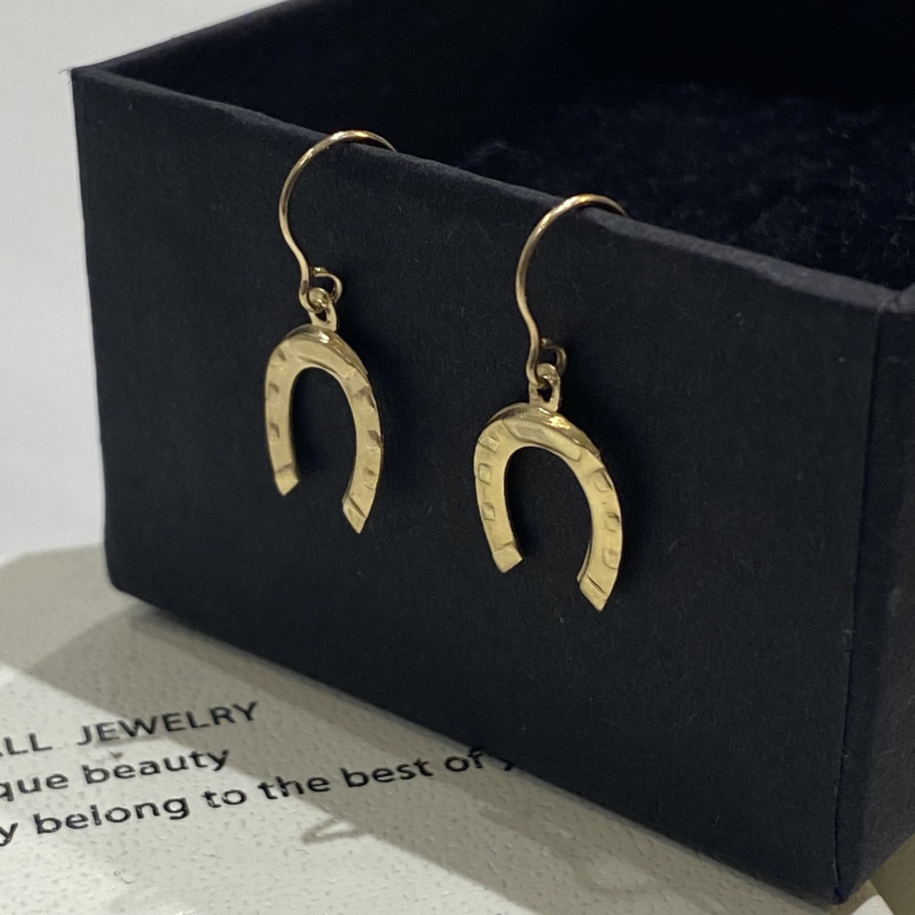 【14K GOLD FILLED】馬蹄モチーフピアス