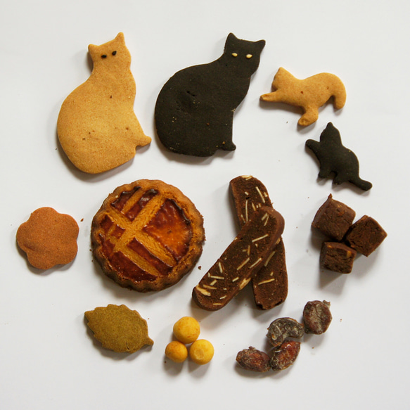 Creema限定母の日2024〘米粉とヴィーガン〙ねこ缶ギフトセット(黒猫) 6枚目の画像