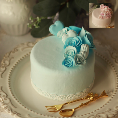 フルオーダー クレイケーキ 推しカラー 推しケーキ 生誕祭 お食い初め  