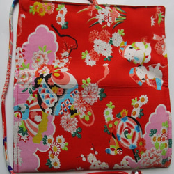 ７６０１　女の子の着物で作った和風財布・ポーチ＃送料無料 7枚目の画像