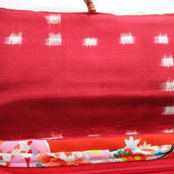 ７６０１　女の子の着物で作った和風財布・ポーチ＃送料無料 10枚目の画像