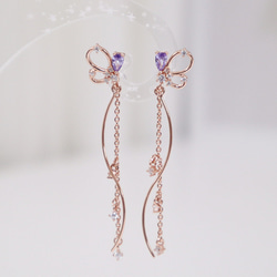 超美品 定価28.600円 ○パール/ビジュー カフイヤリング ジルコニア 2個 S925 zirconia silver pearl bijou pierce ジルコニアシルバーパール